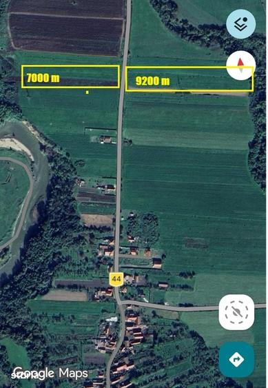 Teren de 9200 mp, în Băcia