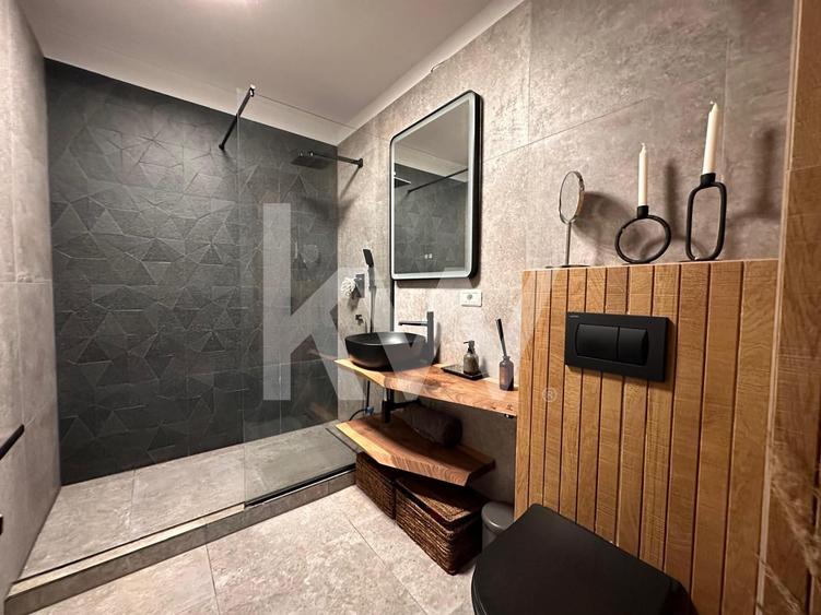 Apartament cu 2 camere semidecomandat, mobilat în Sânpetru