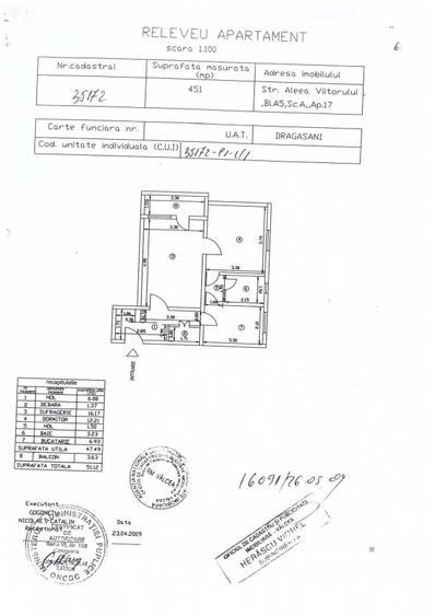 Apartament cu 2 camere decomandat în Central