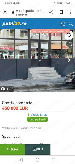 Spațiu comercial, de 86 mp, în Central