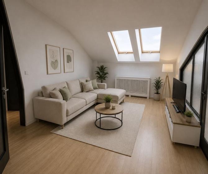 Apartament cu 2 camere semidecomandat în Exterior Vest