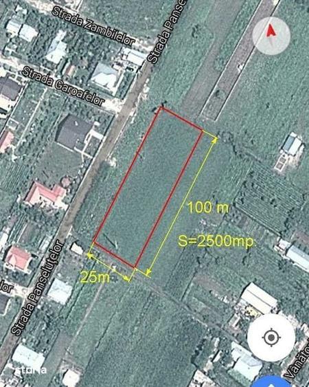Teren de 2500 mp, în Central