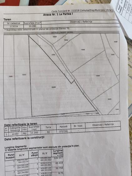 Teren de 172800 mp, în Central