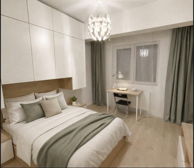 Apartament cu 3 camere decomandat, mobilat în Grozăvești