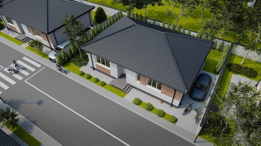 Casă cu 4 camere cu Teren 338 Mp în Tunari