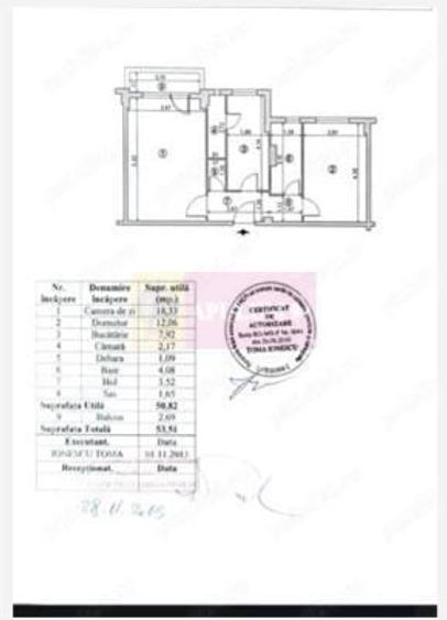 Apartament cu 2 camere decomandat, mobilat în Tineretului