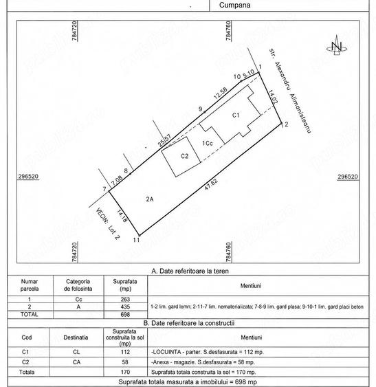 Teren ultracentral Cumpana, vis-a-vis de piata. - 2