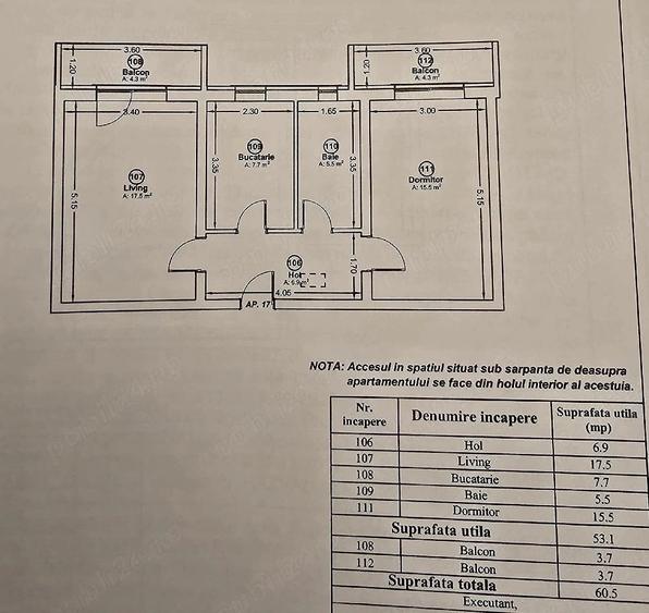 Apartament cu 2 camere decomandat în Calea Urseni