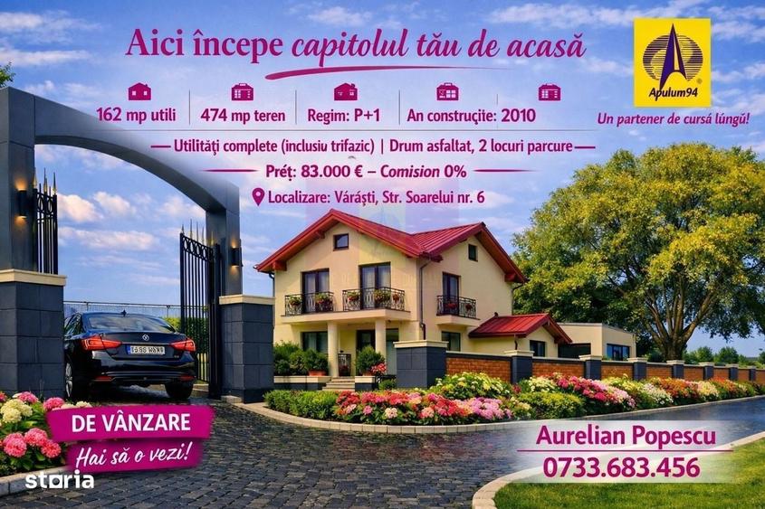 Casă cu 4 camere în Vărăști