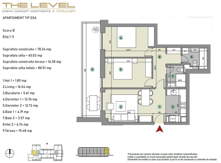 Direct Dezvoltator - "The Level Apartments 3" - Baneasa - 3 Camere - 6