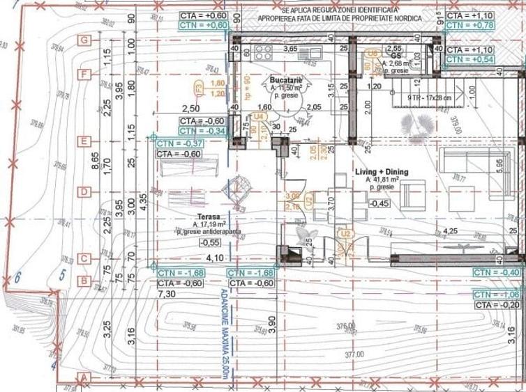 Duplex cu 4 camere cu Canalizare în Dâmbul Rotund
