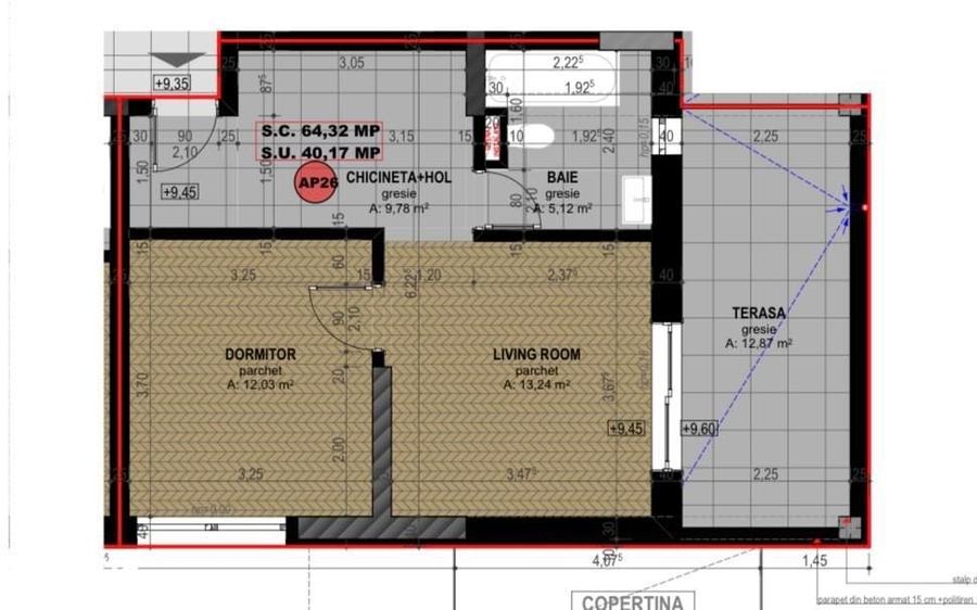 Apartament nou 2 camere Baile Felix | Decomandat | Terasa 12 mp - 4
