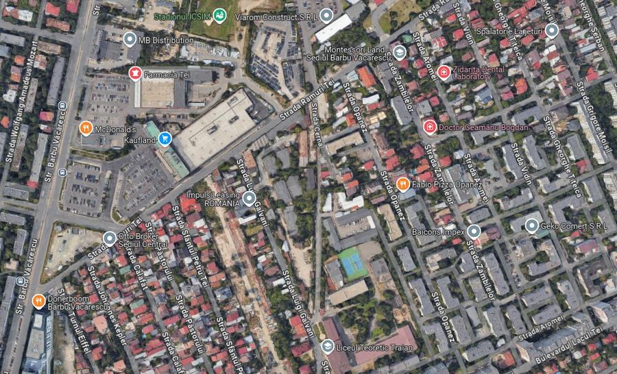 Teren Construcții intravilan de 1010 mp, în Barbu Văcărescu