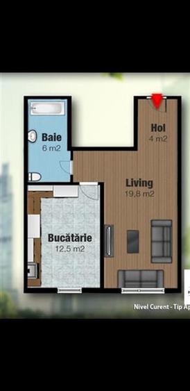 Vanzare apartament 1 camera bloc nou Tudor mobilat utilat + parcare! - 8