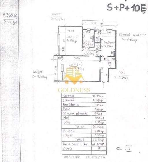 Apartament cu 2 camere decomandat în Gheorgheni