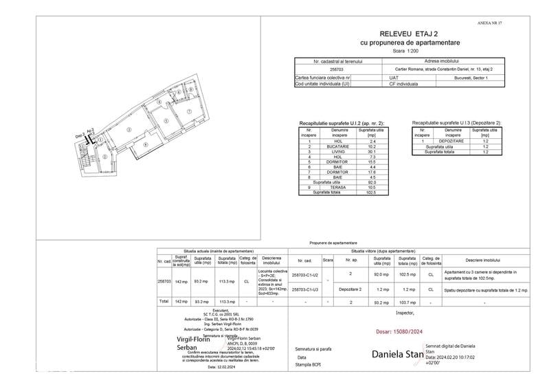 Apartament cu 3 camere în Dorobanți