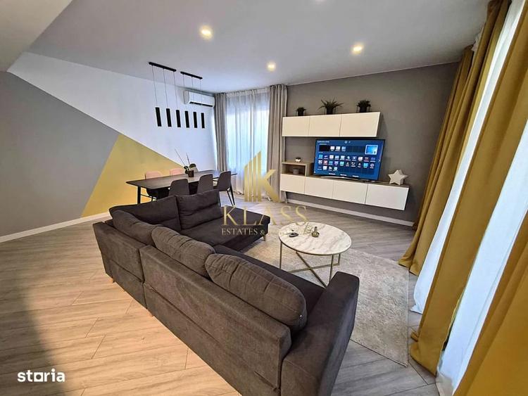 Apartament cu 3 camere decomandat, mobilat în Pipera