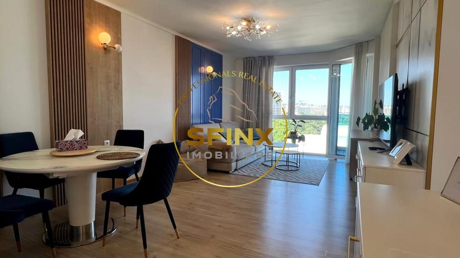 Apartament cu 2 camere semidecomandat, mobilat în Floreasca