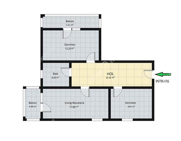 Apartament cu 3 camere decomandat, mobilat în Arhitecților - Calea Cisnădiei