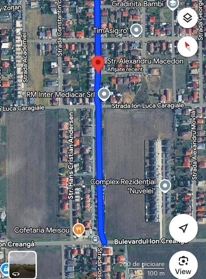 Teren Construcții intravilan de 918 mp, în Dumbrăvița