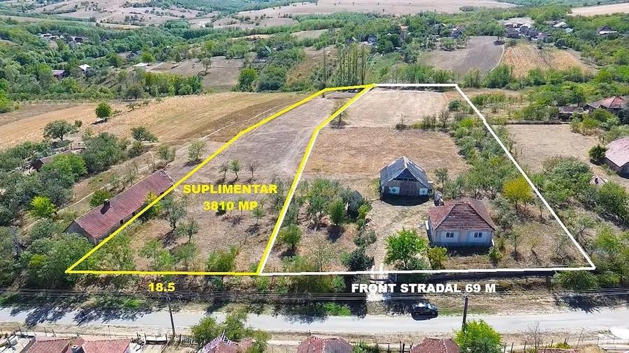 Casă cu 3 camere cu Teren 5393 Mp în Medișa
