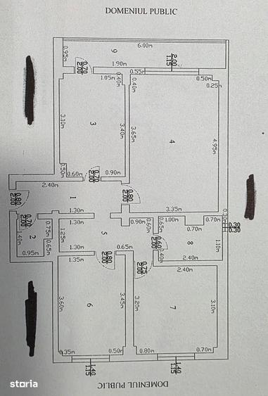Apartament cu 3 camere în Central
