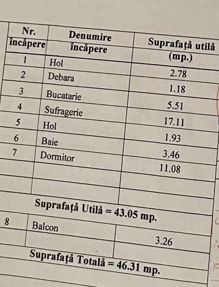 Apartament cu 2 camere semidecomandat în Exterior Vest