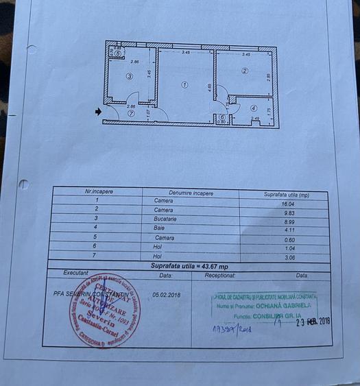 Apartament cu 2 camere semidecomandat în Inel II