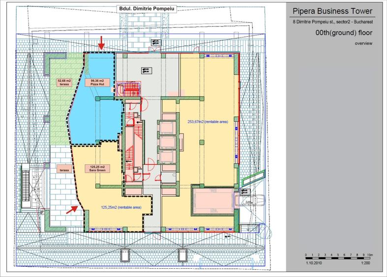 Spațiu comercial, de 13,300 mp, în Barbu Văcărescu