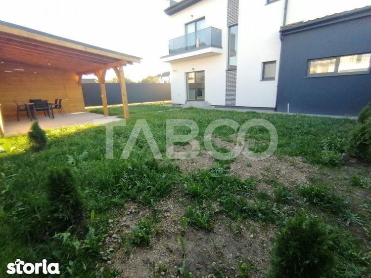 Casa moderna de inchiriat mobilata utilata cu garaj si curte Selimbar - 9