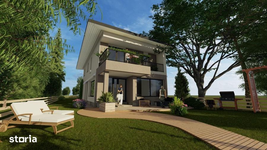 Casă cu 4 camere cu Teren 840 Mp în Balotești