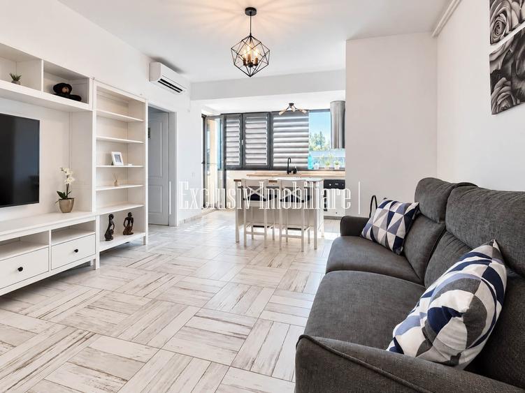 Apartament cu 2 camere semidecomandat în City Park Mall