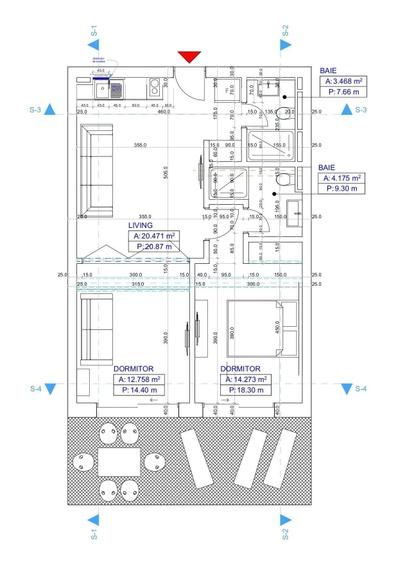 Apartament cu 2 camere decomandat în Nord