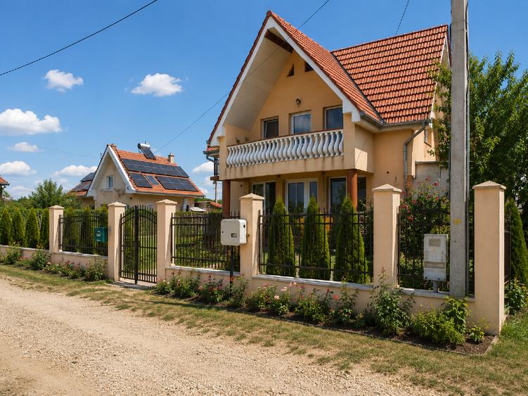 Casă individuală cu 5 camere cu Teren 520 Mp în Paleu