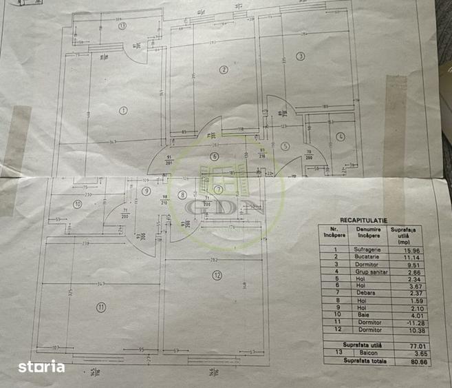 Apartament cu 4 camere decomandat, mobilat în Craiovița Nouă
