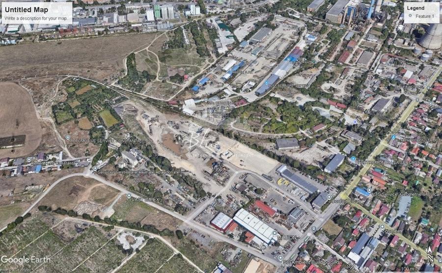 Teren Construcții intravilan de 2000 mp, în Zona Industrială