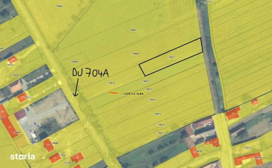 Teren Intravilan Pianu De Jos - 1