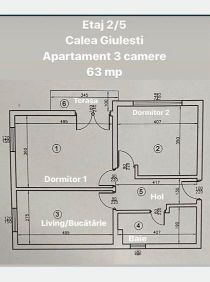 Apartament nou 3 camere Giule?ti Pasteur mobilat loc parcare - 4
