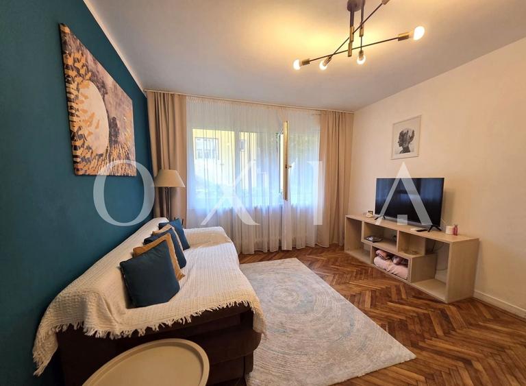 Apartament cu 2 camere semidecomandat, mobilat în Take Ionescu