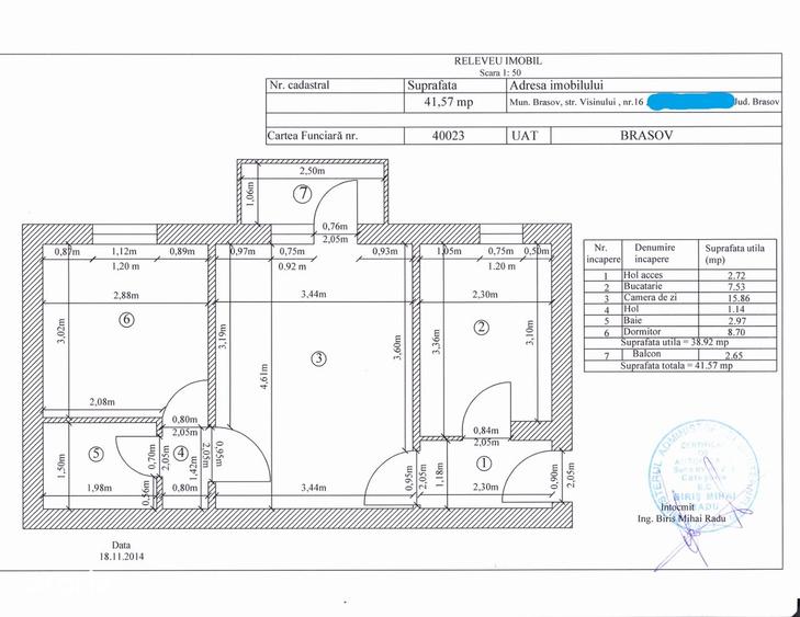 Apartament cu 2 camere în Tractorul