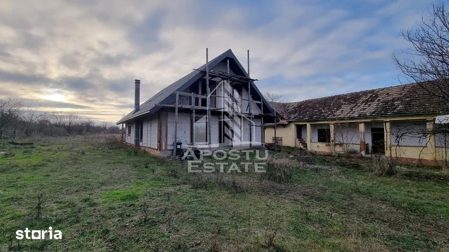 Casă cu 4 camere cu Teren 4414 Mp în Orțișoara