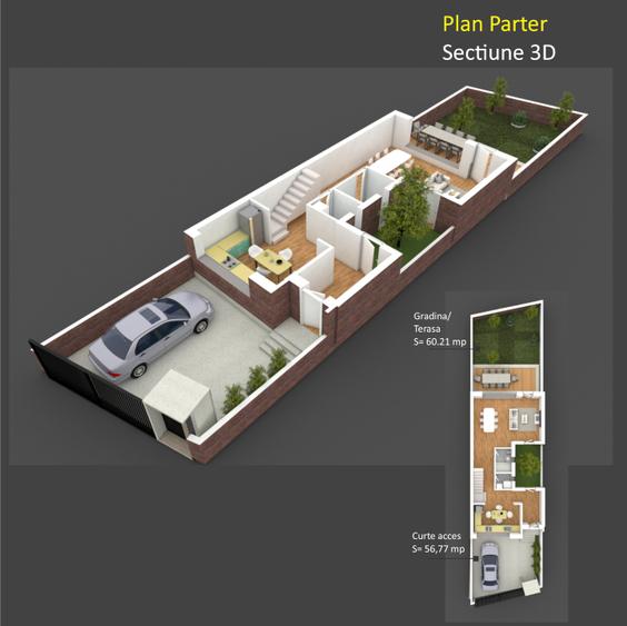 Teren Construcții intravilan de 208 mp, în Domenii