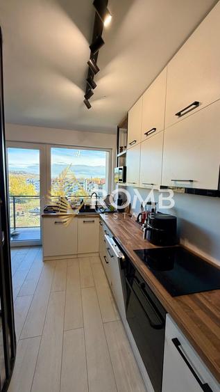 Apartament cu 2 camere semidecomandat, mobilat în Florești