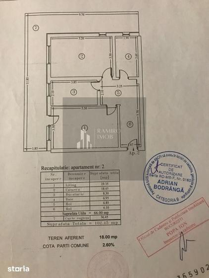 Apartament cu 2 camere decomandat în Cișmigiu