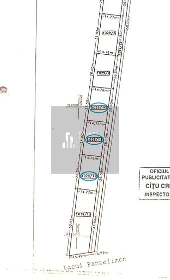 Teren intravilan 392mp deschidere 26m Orasul Pantelimon langa lac - 1