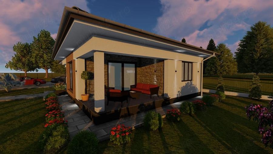 Casă cu 3 camere cu Teren 700 Mp în Central