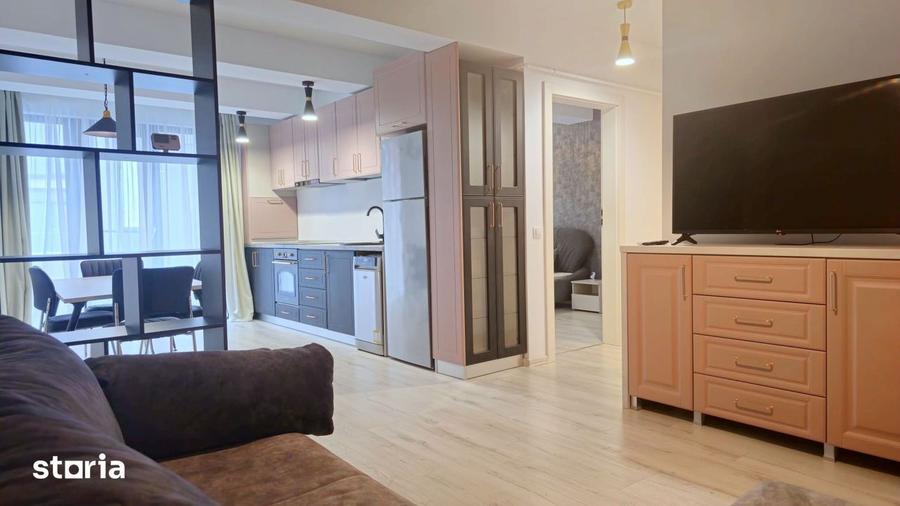 Apartament cu 2 camere, mobilat în Central