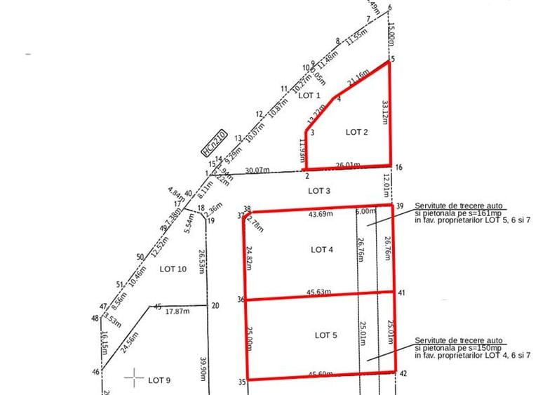 Teren Construcții extravilan de 1140 mp, în Ghiroda