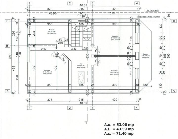 Casă cu 5 camere cu Teren 357 Mp în Grădiște