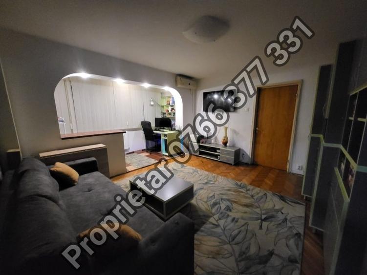 Apartament cu 3 camere semidecomandat, mobilat în Titan